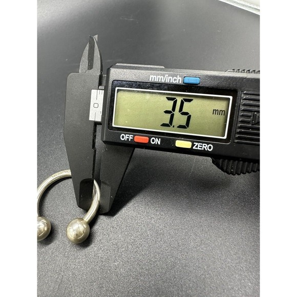 2001 Tiffany & Co 925 Sterling Silver Horseshoe Key Chain Key Ring Fob - Picture 7 of 9